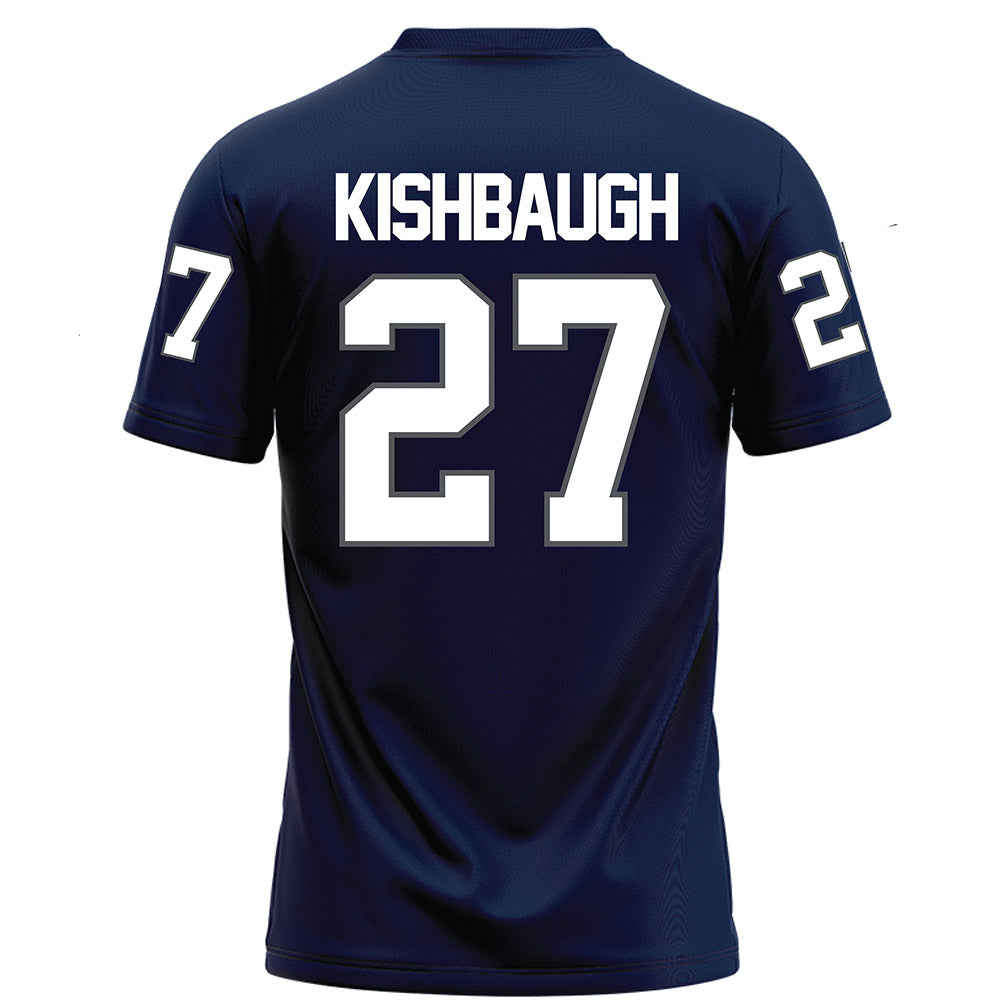 Monmouth - NCAA Football : Spencer Kishbaugh - Blue Football Jersey-1
