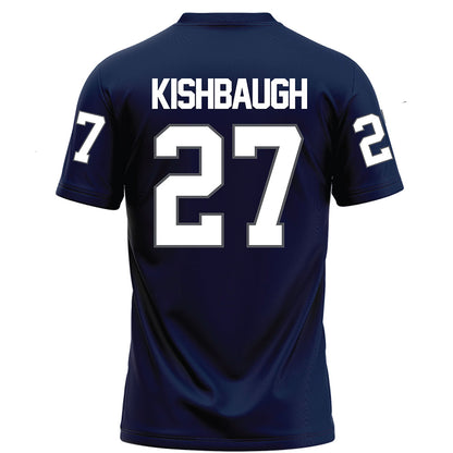Monmouth - NCAA Football : Spencer Kishbaugh - Blue Football Jersey-1