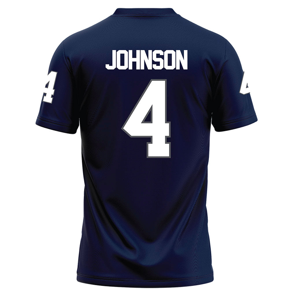 Monmouth - NCAA Football : Remi Johnson - Blue Football Jersey-1