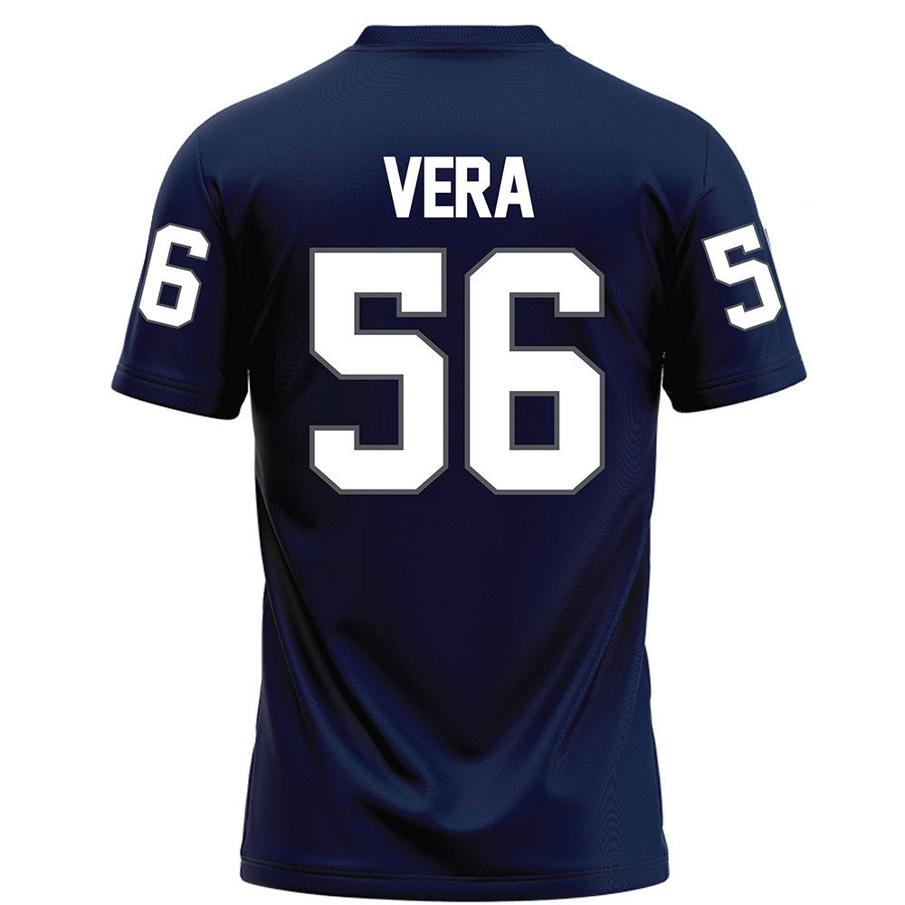 Monmouth - NCAA Football : Andrew Vera - Blue Football Jersey-1