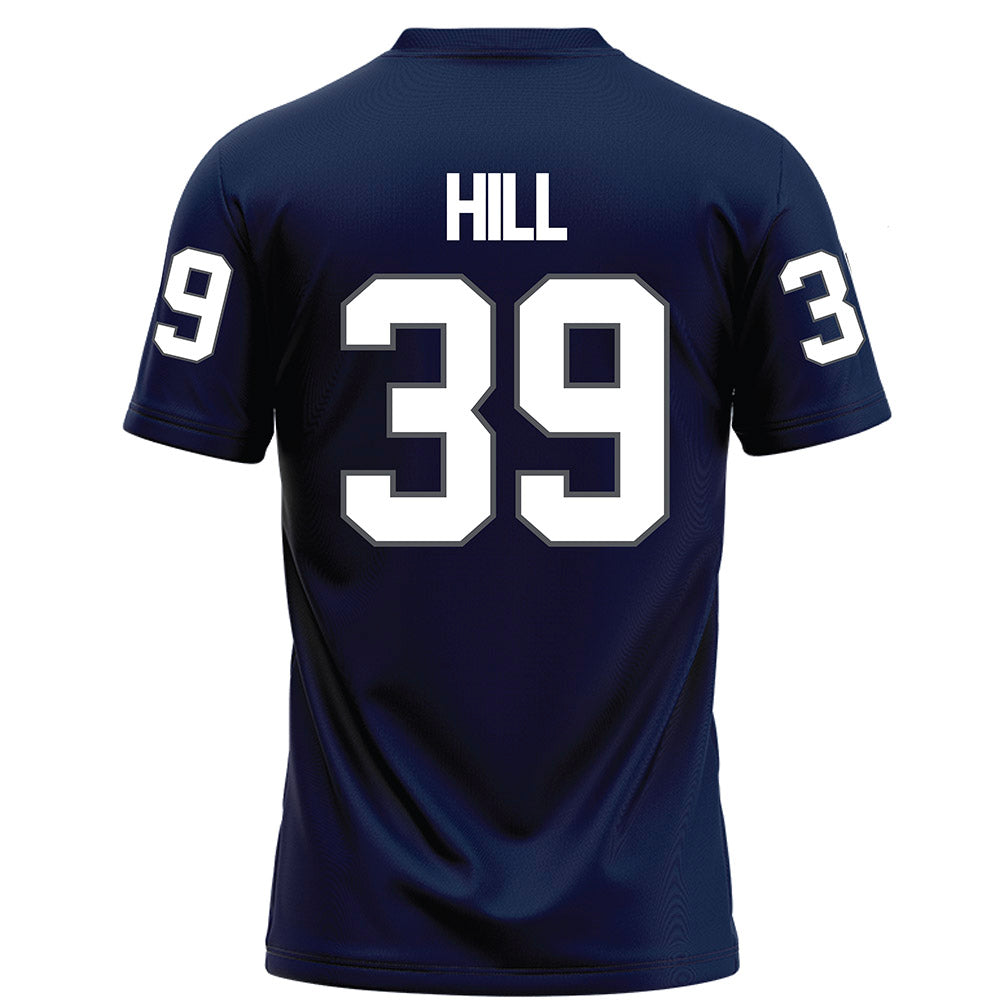 Monmouth - NCAA Football : Destin Hill - Blue Football Jersey-1