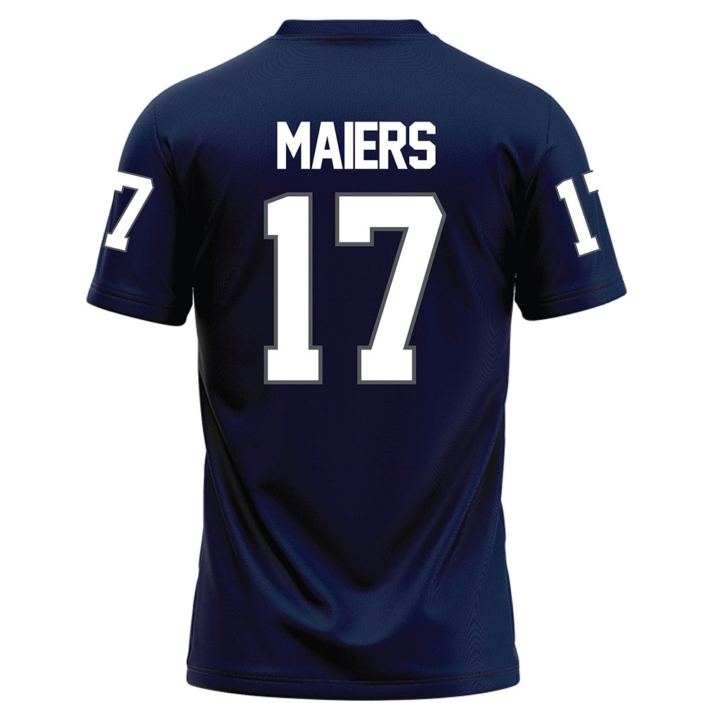 Monmouth - NCAA Football : Nate Maiers - Blue Football Jersey-1