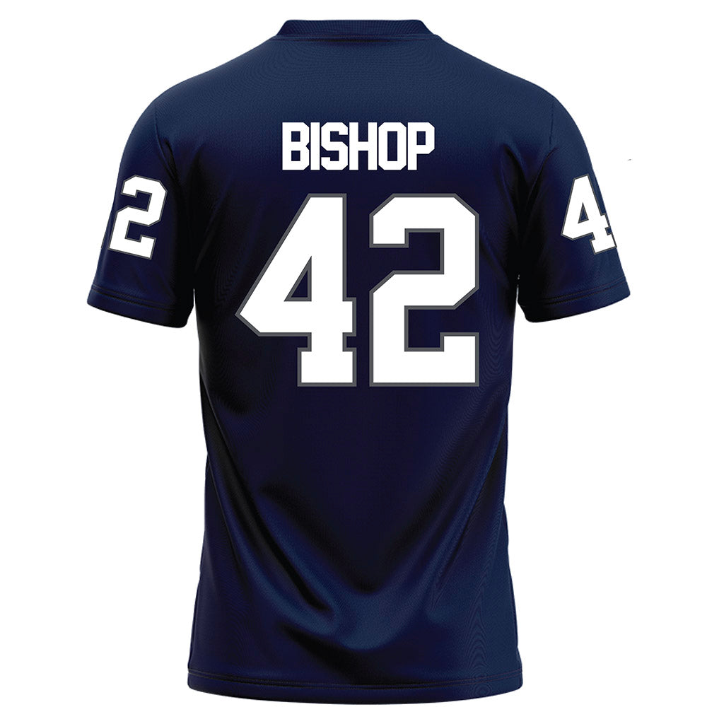 Monmouth - NCAA Football : Isaiah Bishop - Blue Football Jersey-1
