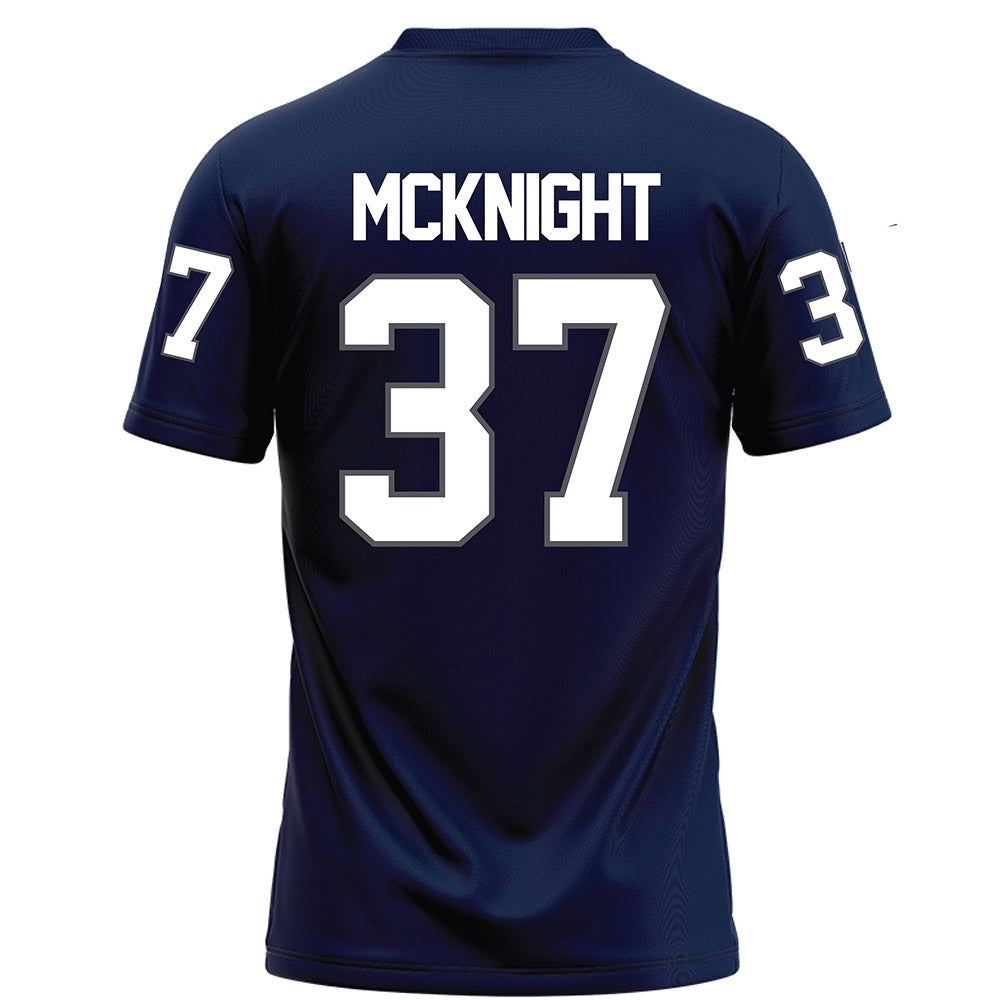 Monmouth - NCAA Football : Kadeem McKnight - Blue Football Jersey-1