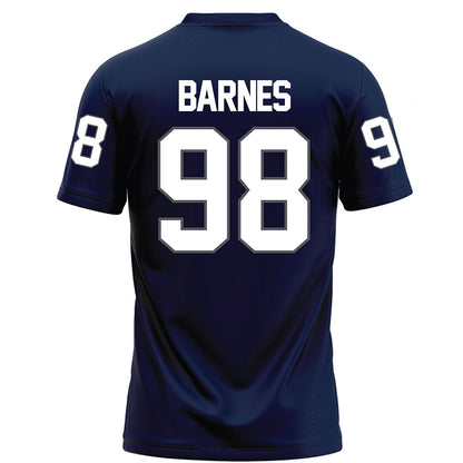 Monmouth - NCAA Football : Logan Barnes - Blue Football Jersey-1