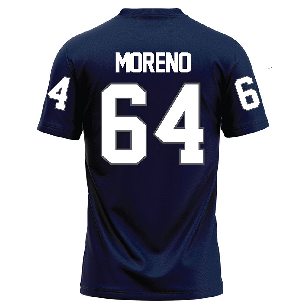 Monmouth - NCAA Football : Chris Moreno - Blue Football Jersey-1