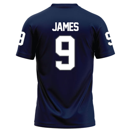 Monmouth - NCAA Football : Maxwell James - Blue Football Jersey-1