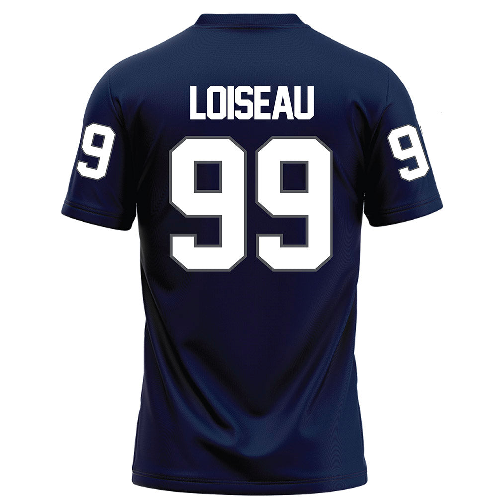 Monmouth - NCAA Football : Joseph Loiseau - Blue Football Jersey-1
