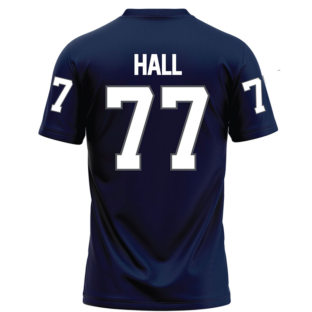 Monmouth - NCAA Football : Jordan Hall - Blue Football Jersey-1