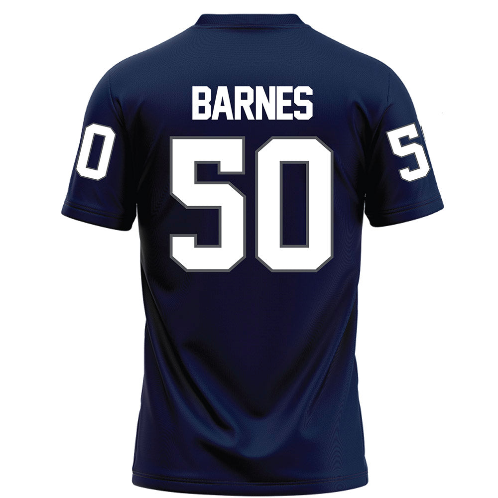 Monmouth - NCAA Football : Avery Barnes - Blue Football Jersey-1