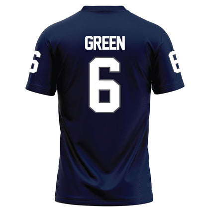 Monmouth - NCAA Football : Makhi Green - Blue Football Jersey-1
