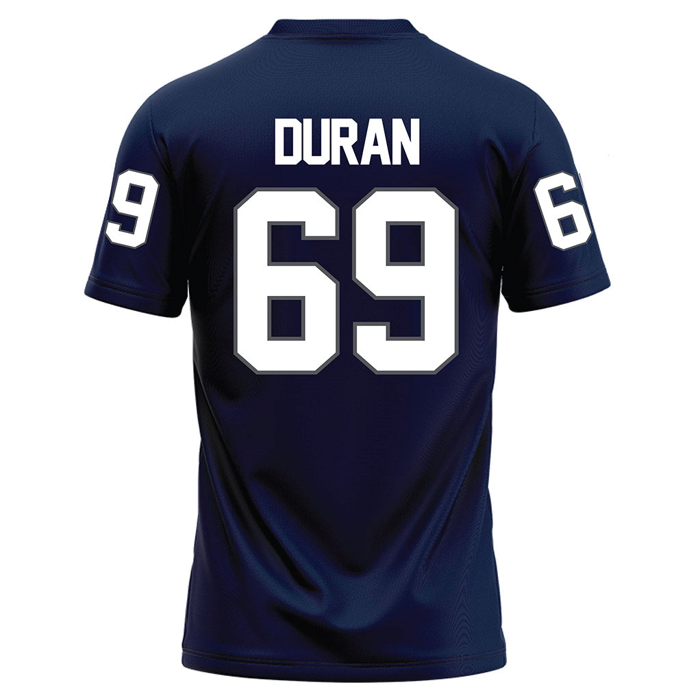 Monmouth - NCAA Football : Josh Duran - Blue Football Jersey-1