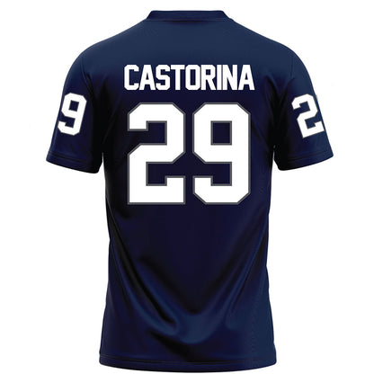 Monmouth - NCAA Football : Austin Castorina - Blue Football Jersey-1