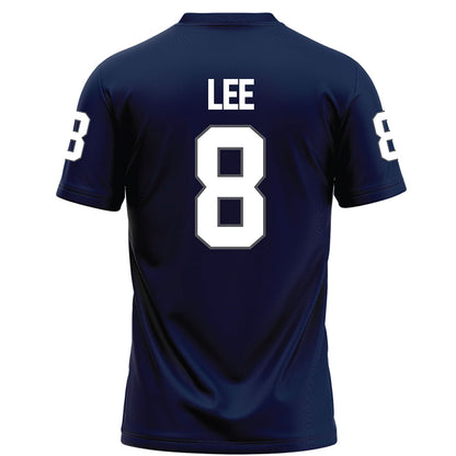 Monmouth - NCAA Football : Deuce Lee - Blue Football Jersey