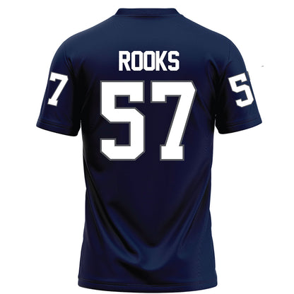 Monmouth - NCAA Football : Bryce Rooks - Blue Football Jersey-1