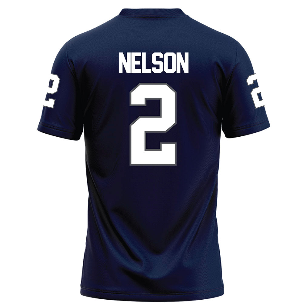 Monmouth - NCAA Football : Gavin Nelson - Blue Football Jersey-1