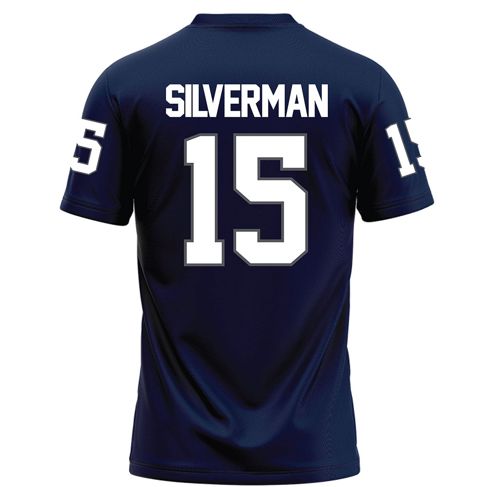 Monmouth - NCAA Football : Will Silverman - Blue Football Jersey-1