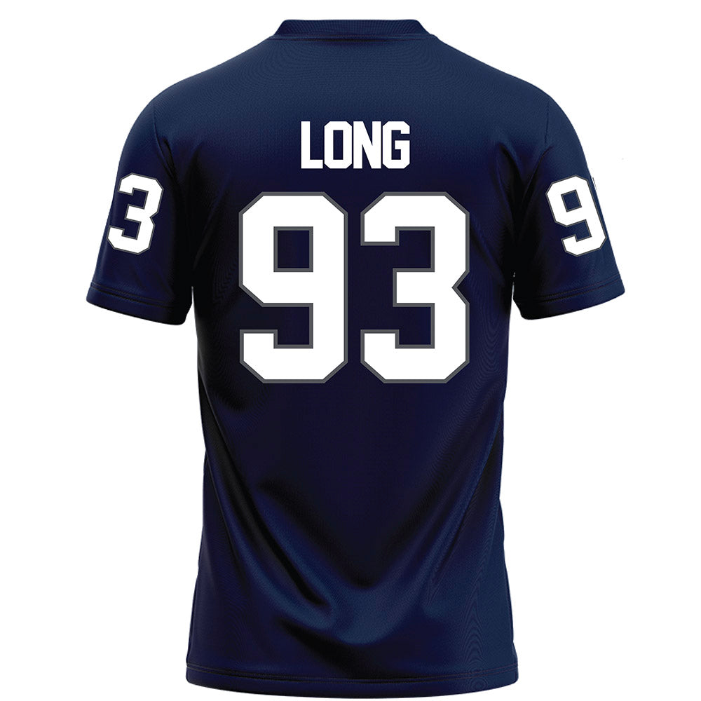 Monmouth - NCAA Football : Philip Long - Blue Football Jersey-1