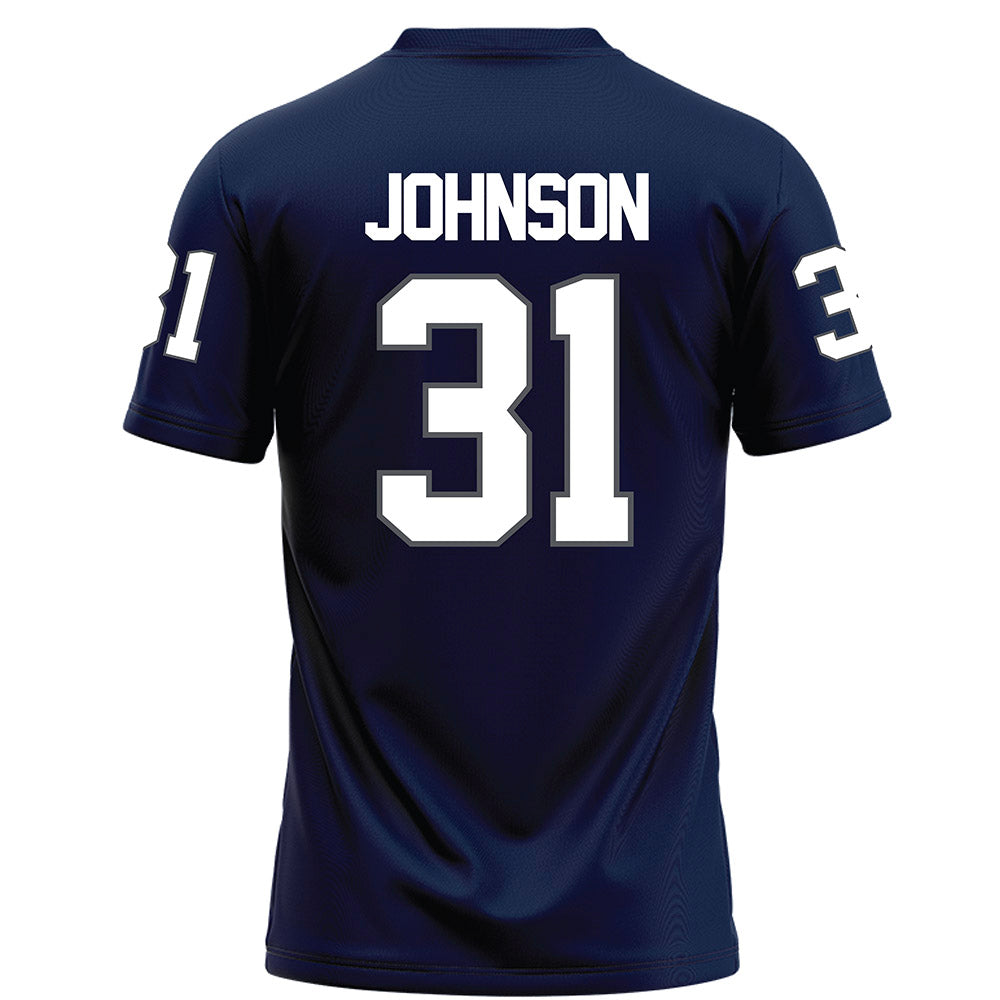Monmouth - NCAA Football : Dana Johnson - Blue Football Jersey-1