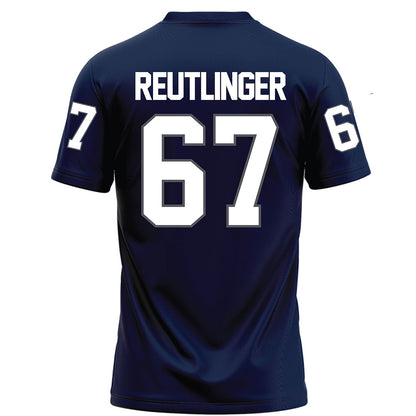 Monmouth - NCAA Football : Stephen Reutlinger - Blue Football Jersey-1