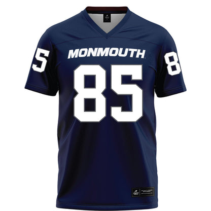 Monmouth - NCAA Football : Michael Coffey - Blue Football Jersey-0