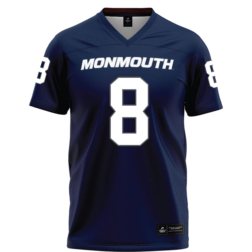 Monmouth - NCAA Football : Marquez McCray - Blue Football Jersey-0