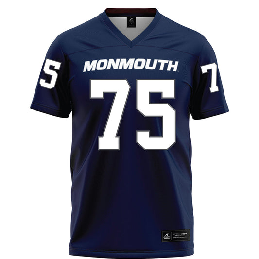 Monmouth - NCAA Football : Bleek Turner - Blue Football Jersey-0
