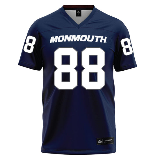 Monmouth - NCAA Football : Marcus Middleton - Blue Football Jersey-0