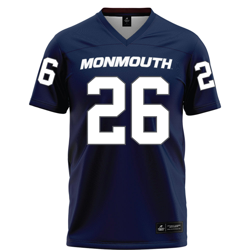 Monmouth - NCAA Football : Jaylen Tucker - Blue Football Jersey-0