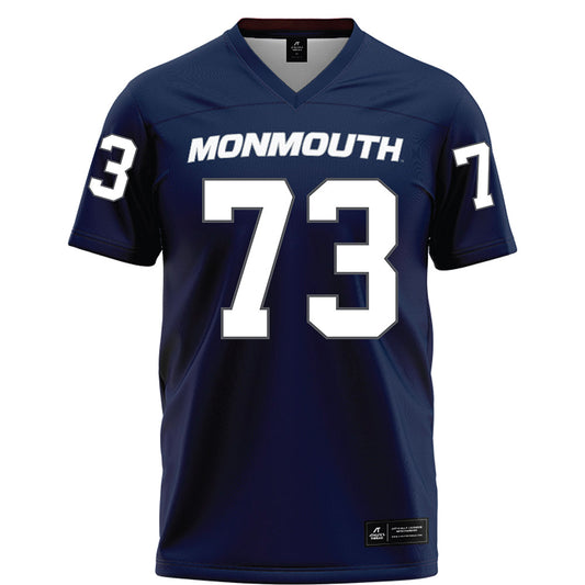 Monmouth - NCAA Football : Matthew Fries - Blue Football Jersey-0