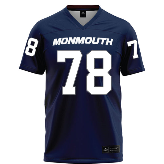 Monmouth - NCAA Football : Will Argo - Blue Football Jersey-0