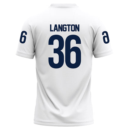 Monmouth - NCAA Football : Steven Langton - Football Jersey
