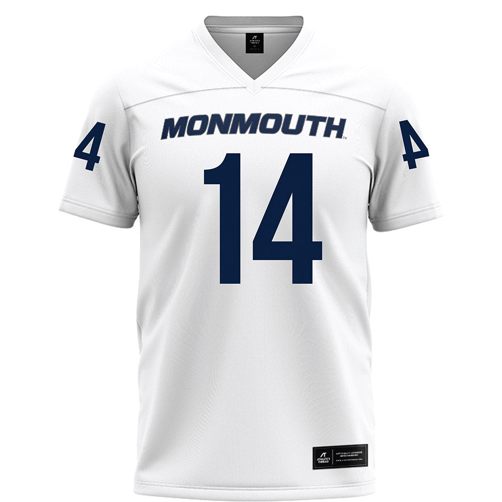 Monmouth - NCAA Football : Christian Solino - Football Jersey