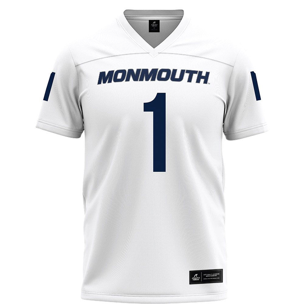 Monmouth - NCAA Football : Edwin Morales III - Football Jersey