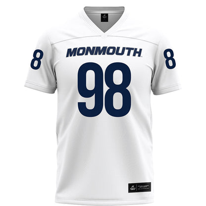 Monmouth - NCAA Football : Logan Barnes - Football Jersey