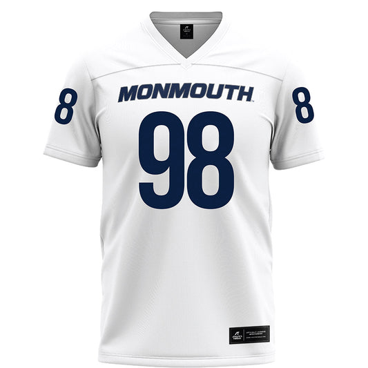 Monmouth - NCAA Football : Logan Barnes - Football Jersey