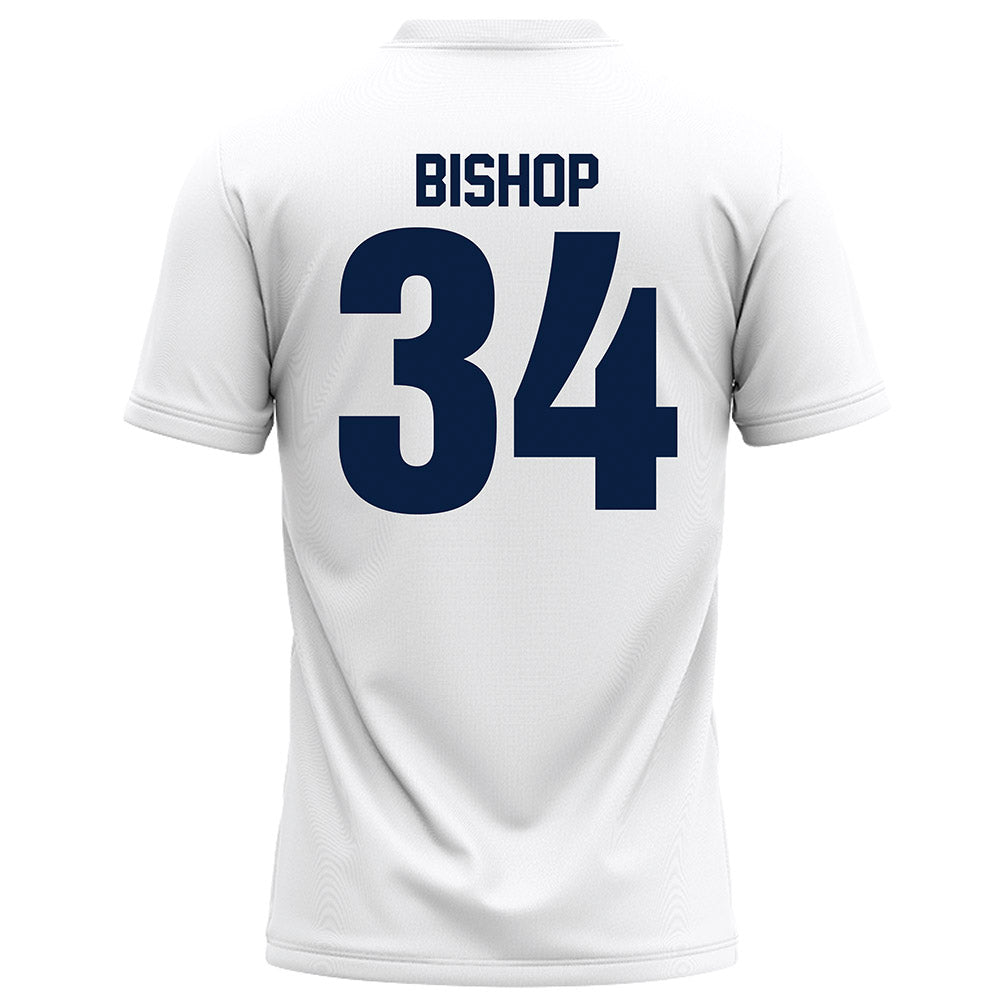 Monmouth - NCAA Football : Isaiah Bishop - White Football Jersey