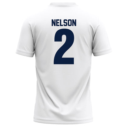 Monmouth - NCAA Football : Gavin Nelson - White Football Jersey