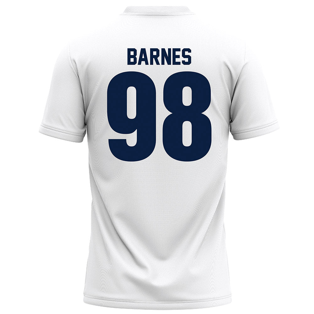 Monmouth - NCAA Football : Logan Barnes - White Football Jersey