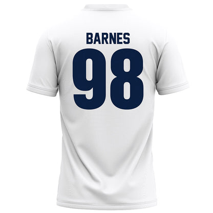 Monmouth - NCAA Football : Logan Barnes - White Football Jersey