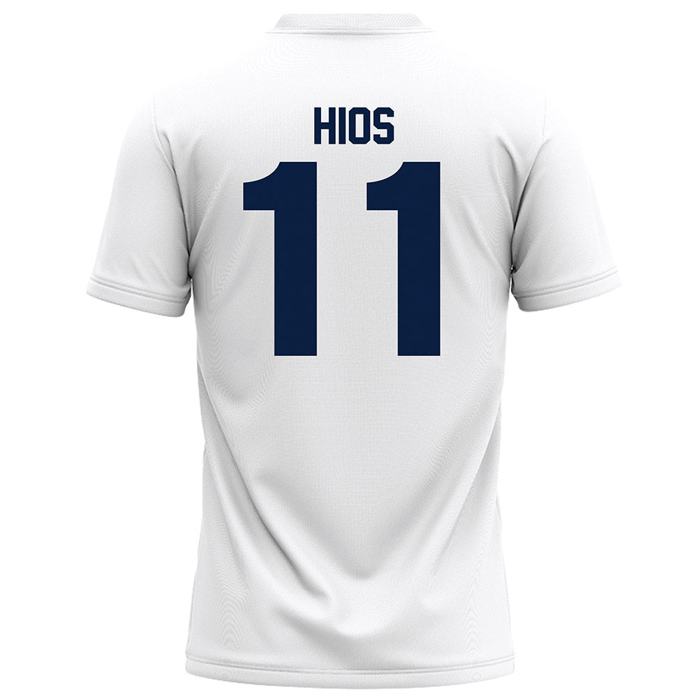 Monmouth - NCAA Football : Zack Hios - White Football Jersey