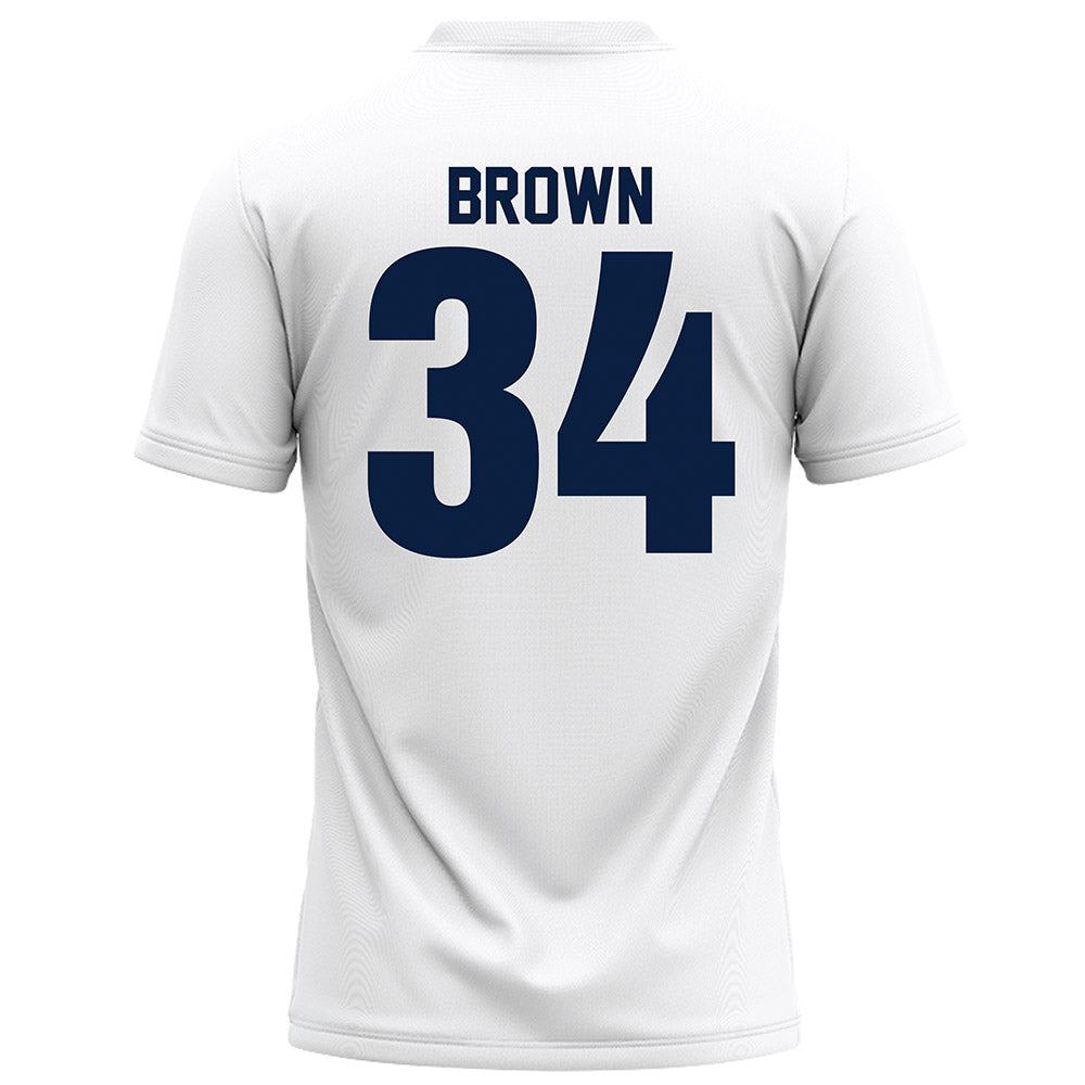 Monmouth - NCAA Football : Anthony brown - White Football Jersey-1