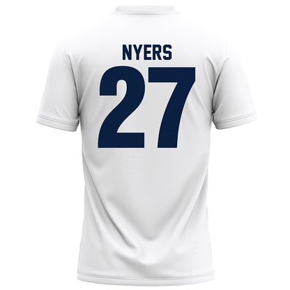 Monmouth - NCAA Football : Justin Nyers - White Football Jersey