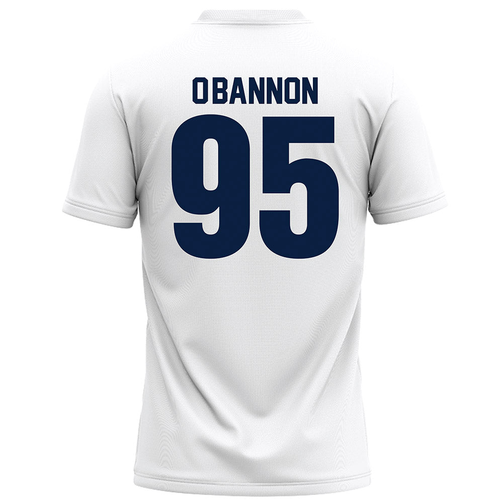 Monmouth - NCAA Football : Justin O'Bannon - White Football Jersey
