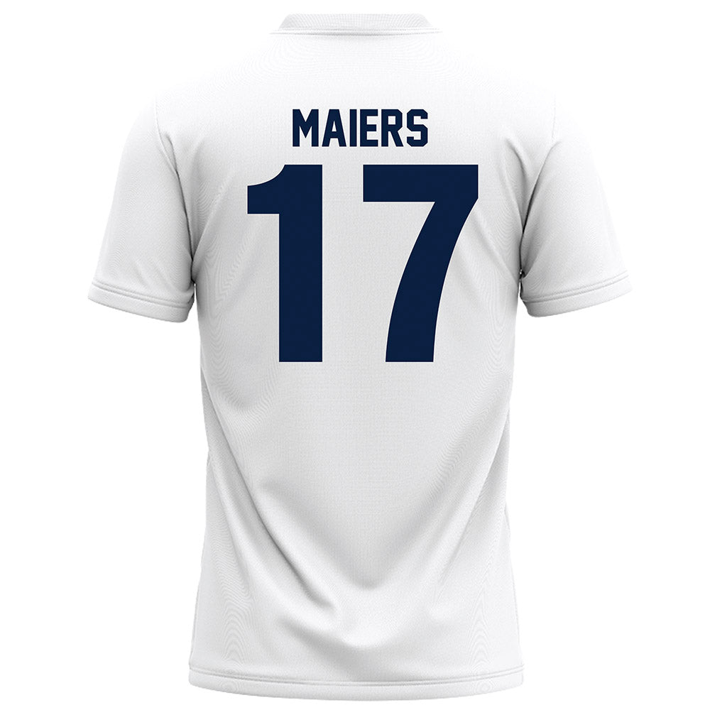 Monmouth - NCAA Football : Nate Maiers - White Football Jersey