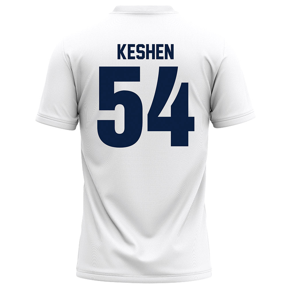 Monmouth - NCAA Football : Mounir Keshen - White Football Jersey-1
