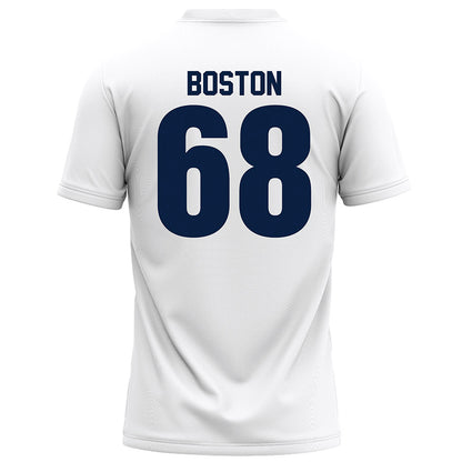 Monmouth - NCAA Football : Logan Boston - White Football Jersey-1
