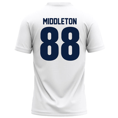 Monmouth - NCAA Football : Marcus Middleton - White Football Jersey