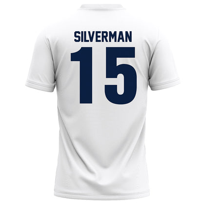 Monmouth - NCAA Football : Will Silverman - White Football Jersey