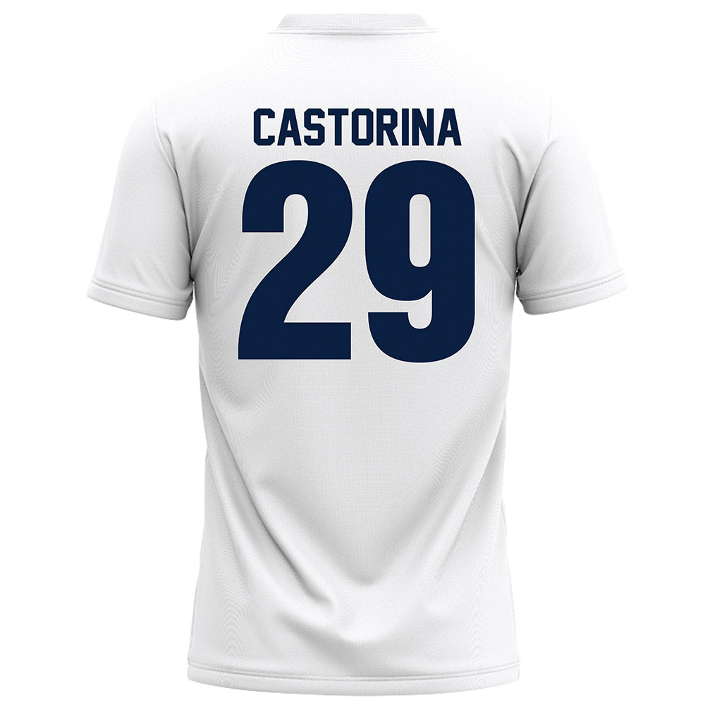 Monmouth - NCAA Football : Austin Castorina - White Football Jersey